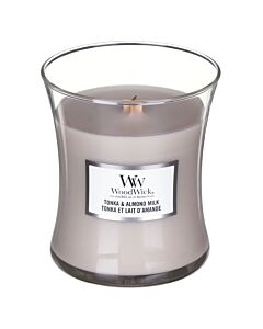 WoodWick - Tonka & Almond Milk - Medium Jar